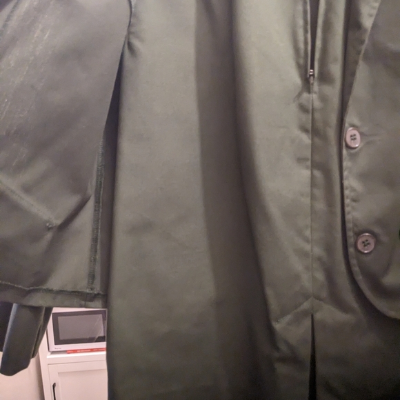 Women's two piece skirt suit - military surplus army green - Picture 11 of 14